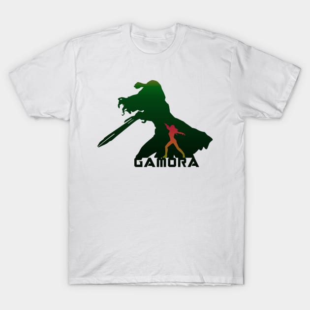 Gamora gradient T-Shirt by Thisepisodeisabout